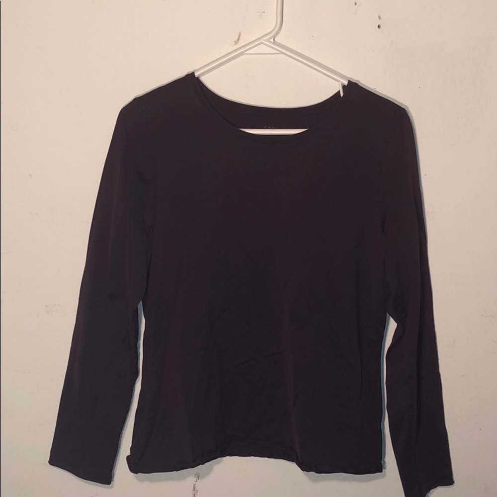 J. JILL maroon long sleeve top